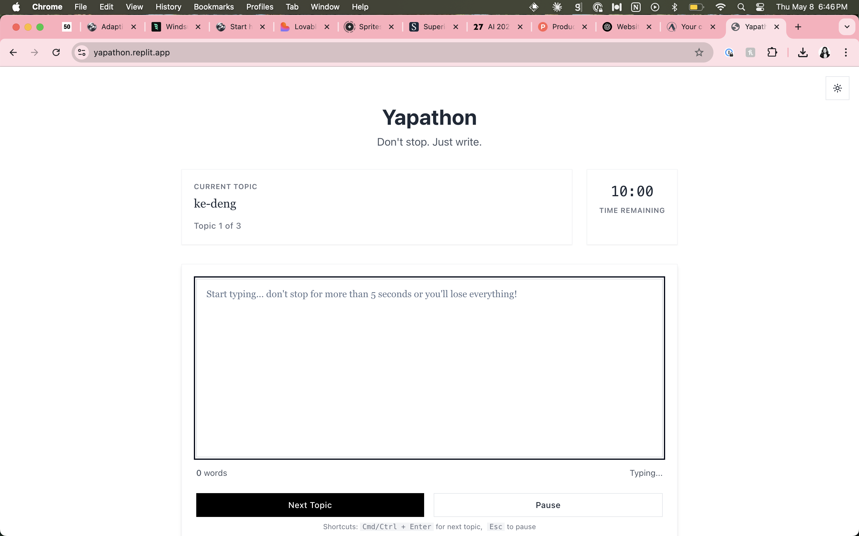 وسائط Yapaths - لا تتوقف.فقط اكتب. 2