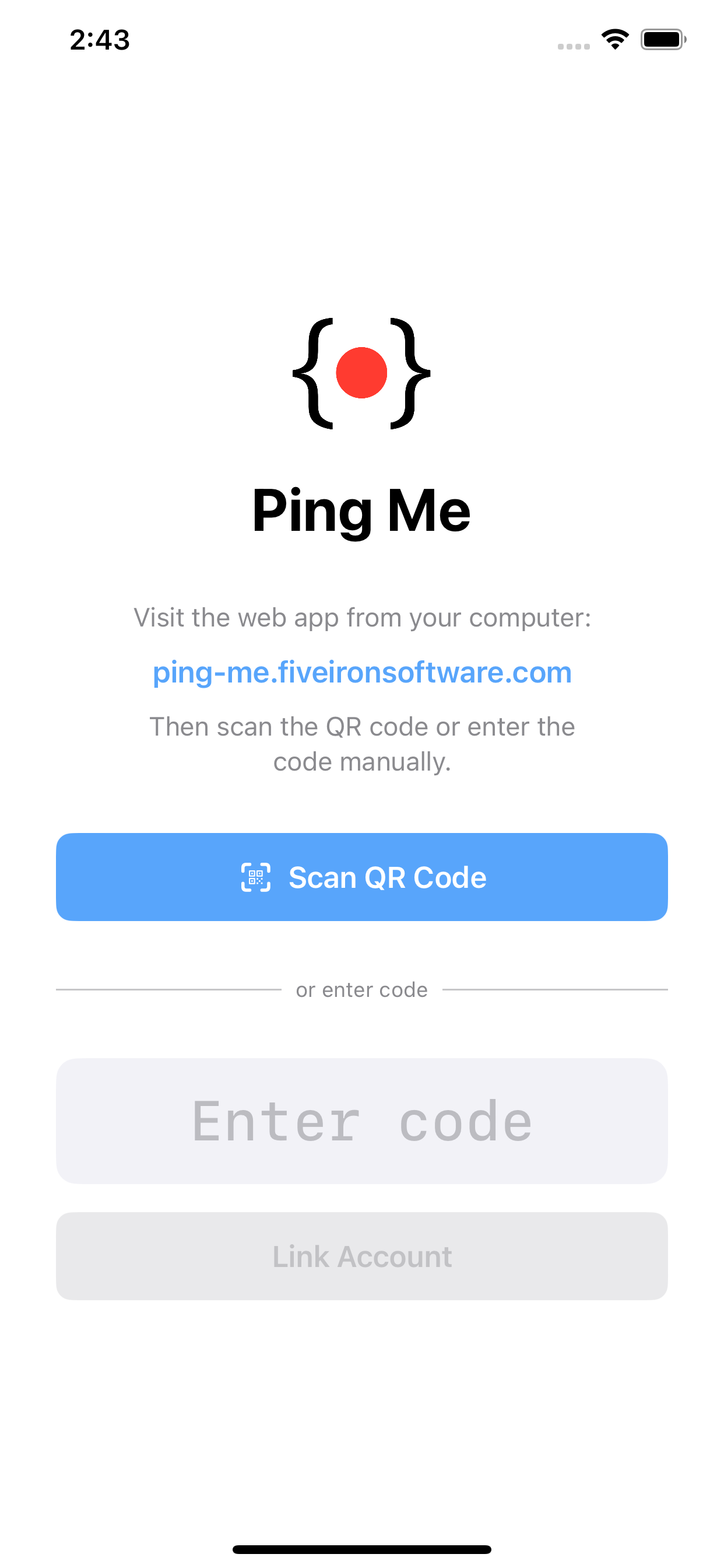 Ping Me - Screenshot 2 showing product features and functionality