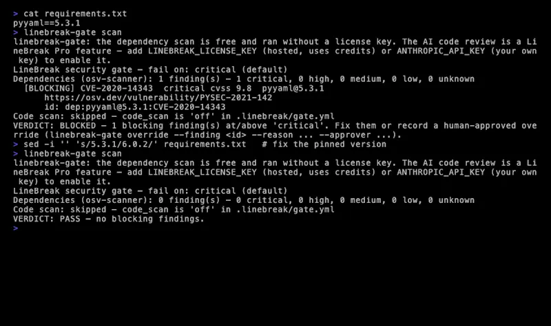 LineBreak Gate screenshot 2