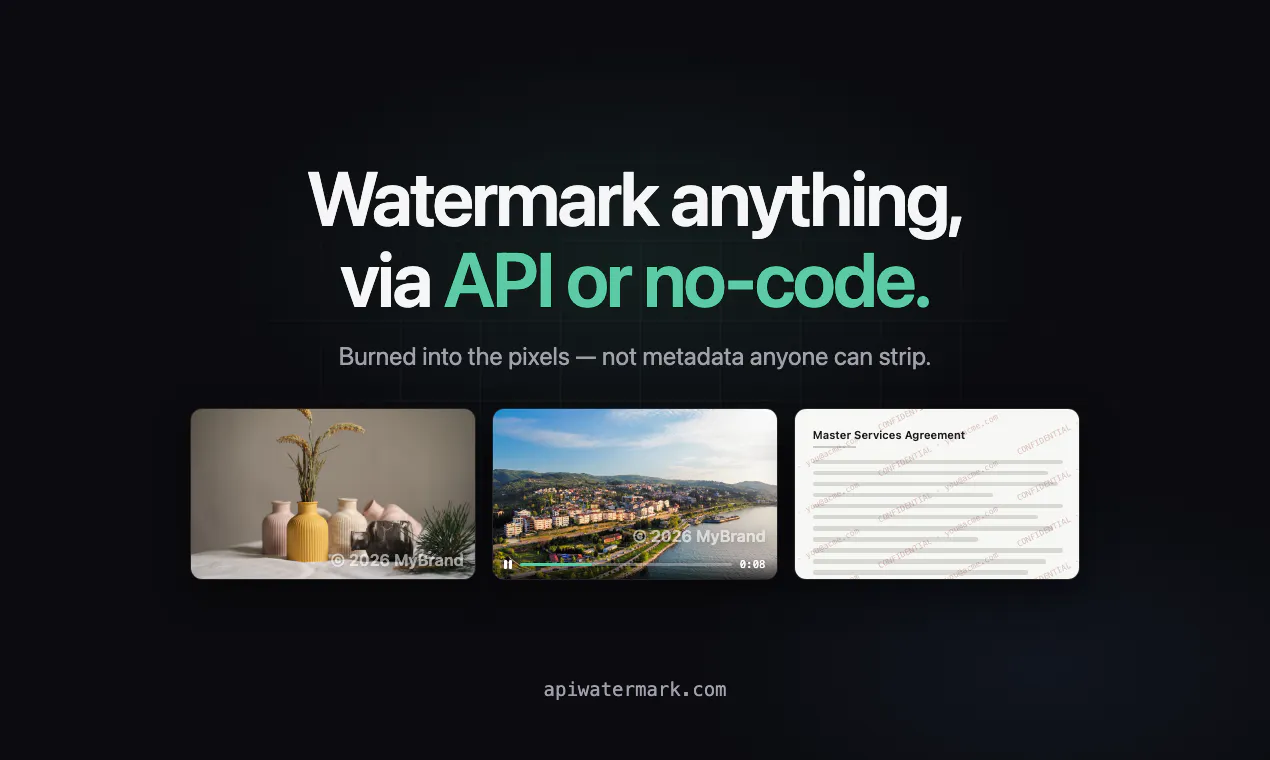 API Watermark gallery image
