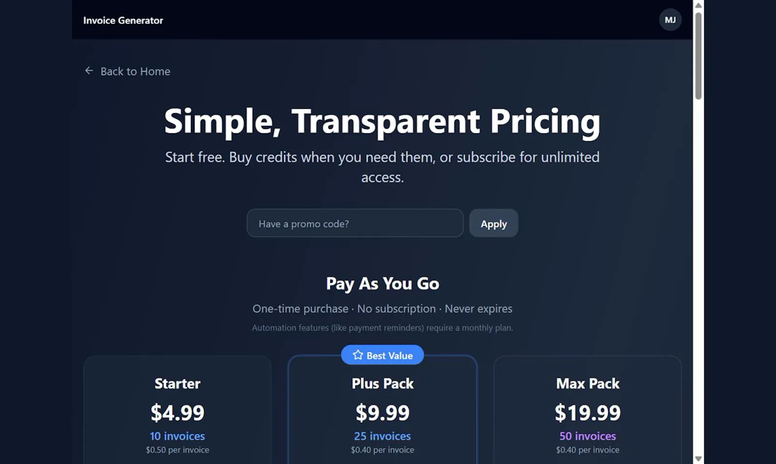 Invoice Generator screenshot 6