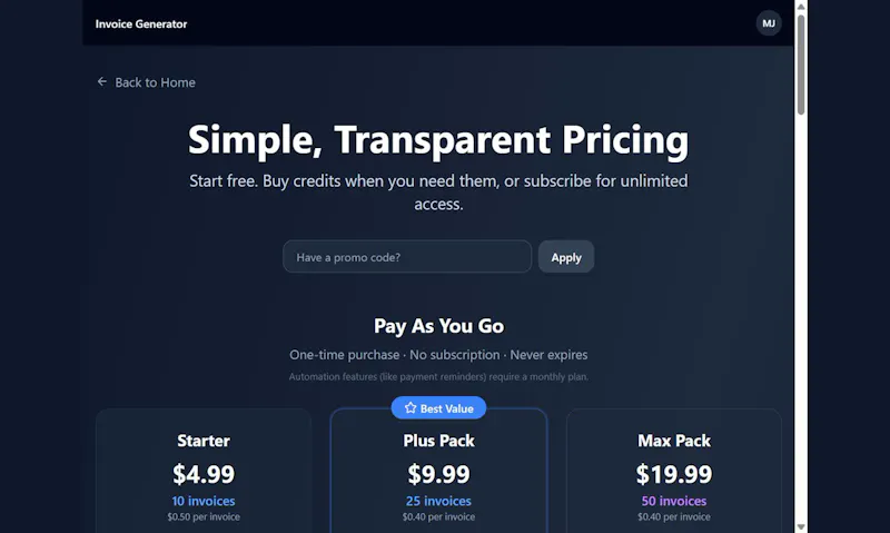 Invoice Generator screenshot 6