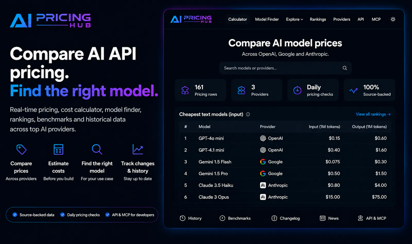 AI Pricing Hub screenshot 3