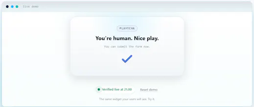 Playtcha.com - The fun CAPTCHA gallery image