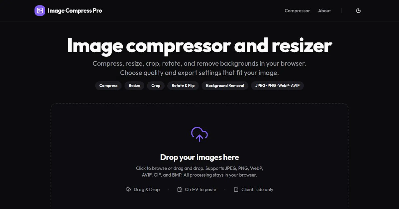 Image Compress Pro screenshot 1