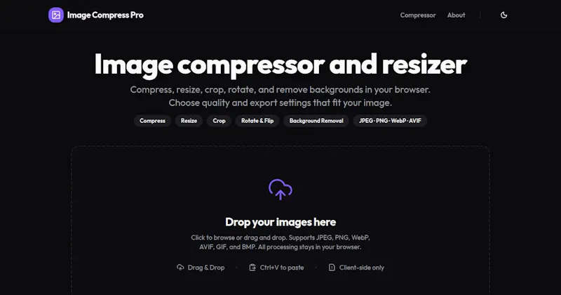 Image Compress Pro screenshot 1