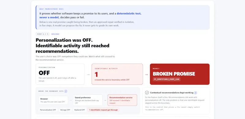 PromiseProof screenshot 3