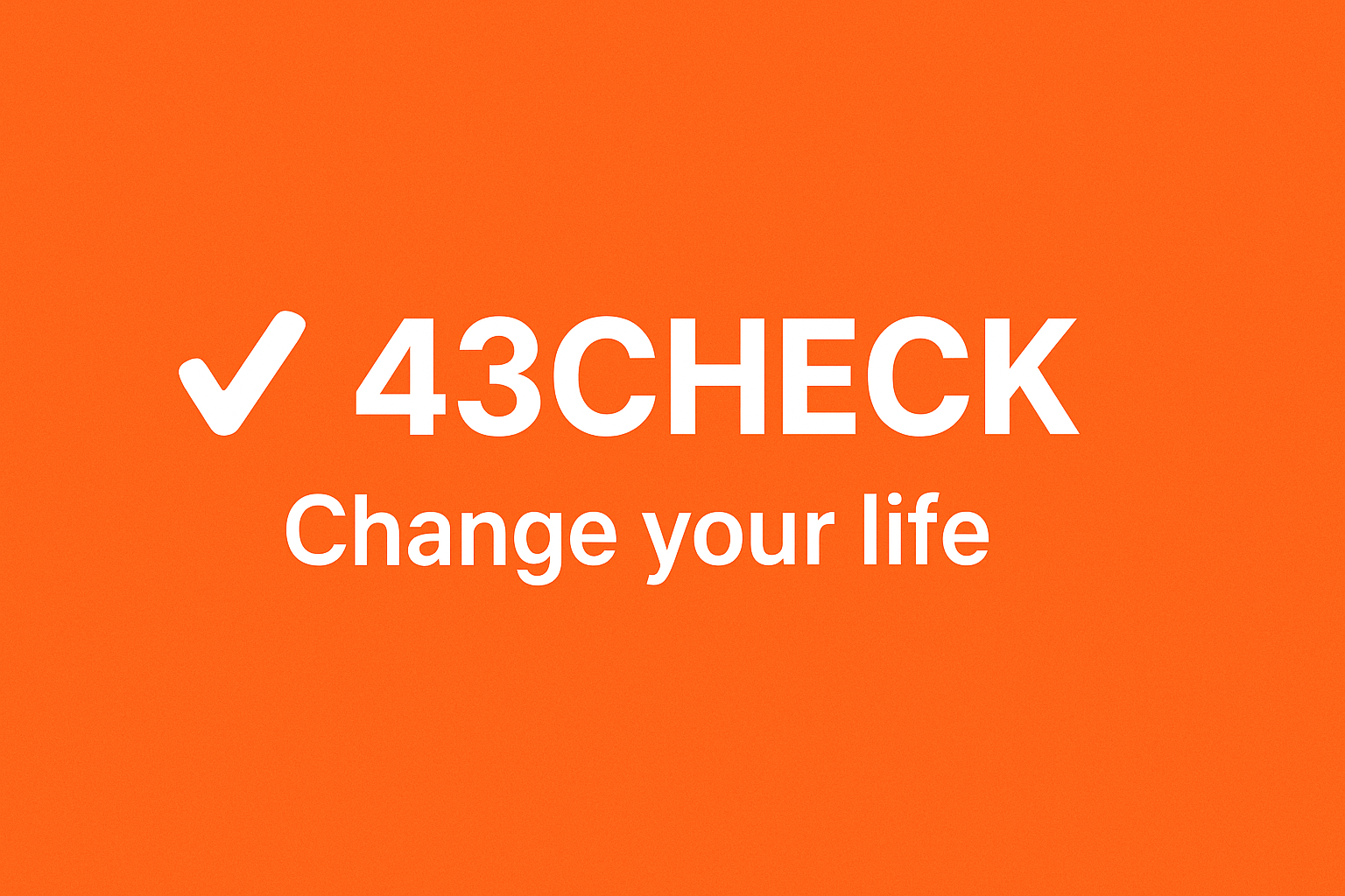 43チェック - 43チェックは、あなたがやりたいことを言う場所ですメディア1