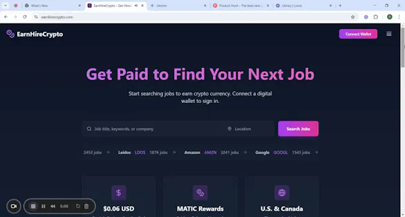 Earn Hire Crypto gallery image