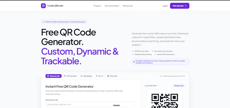 Create QRcode screenshot 2