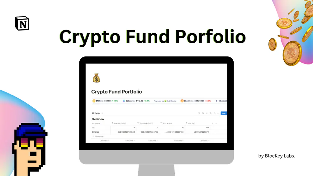 Notion Crypto Tracker gallery image