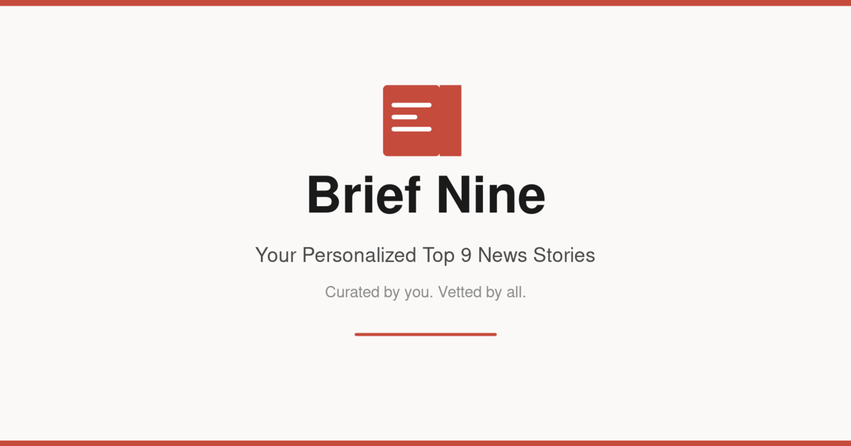 Brief Nine - Screenshot 2 showing product features and functionality