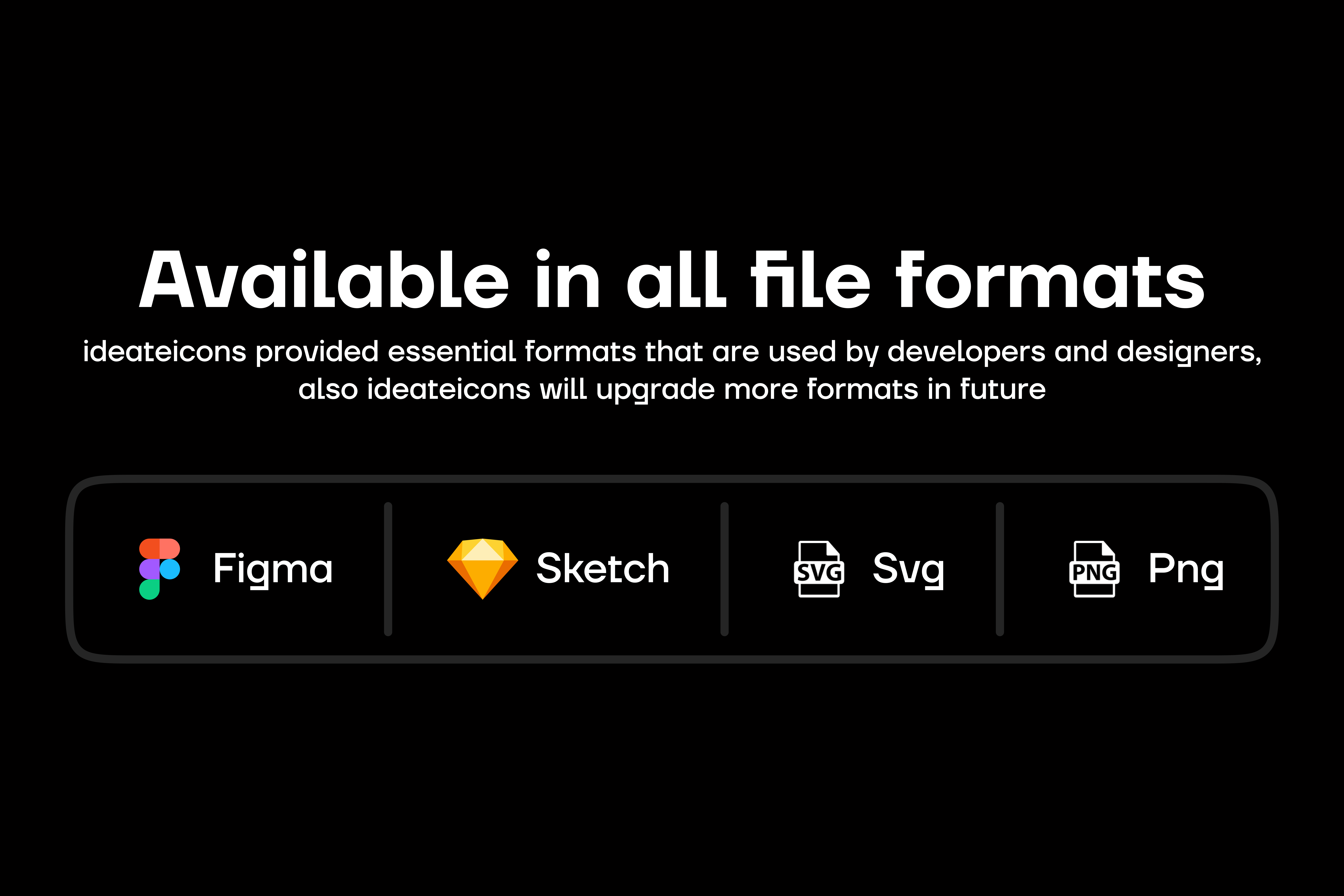 Ideaat pictogrammen - Minimaal en pixel-perfect pictogrampakket voor u media 6