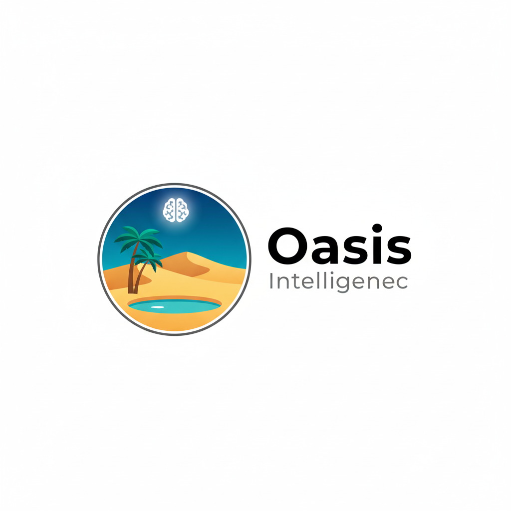 Oasis - Product Hunt launch logo and brand identity