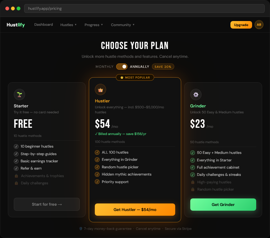Hustlify.app gallery image