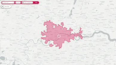 TravelTime Maps gallery image