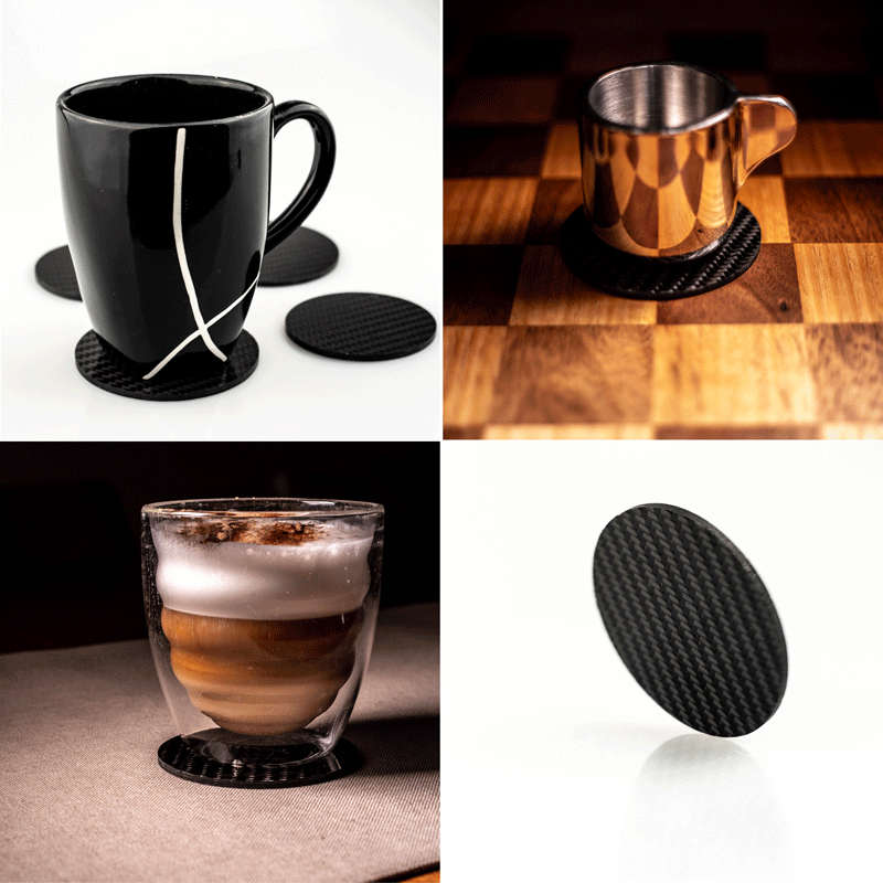 Carbon Fibre Bike Cup Holder gallery image