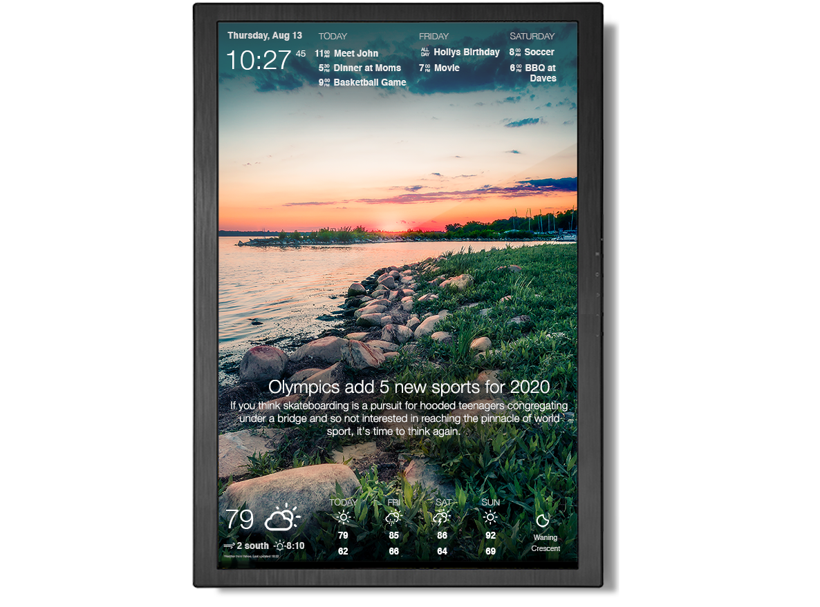 DAKboard Wall Display