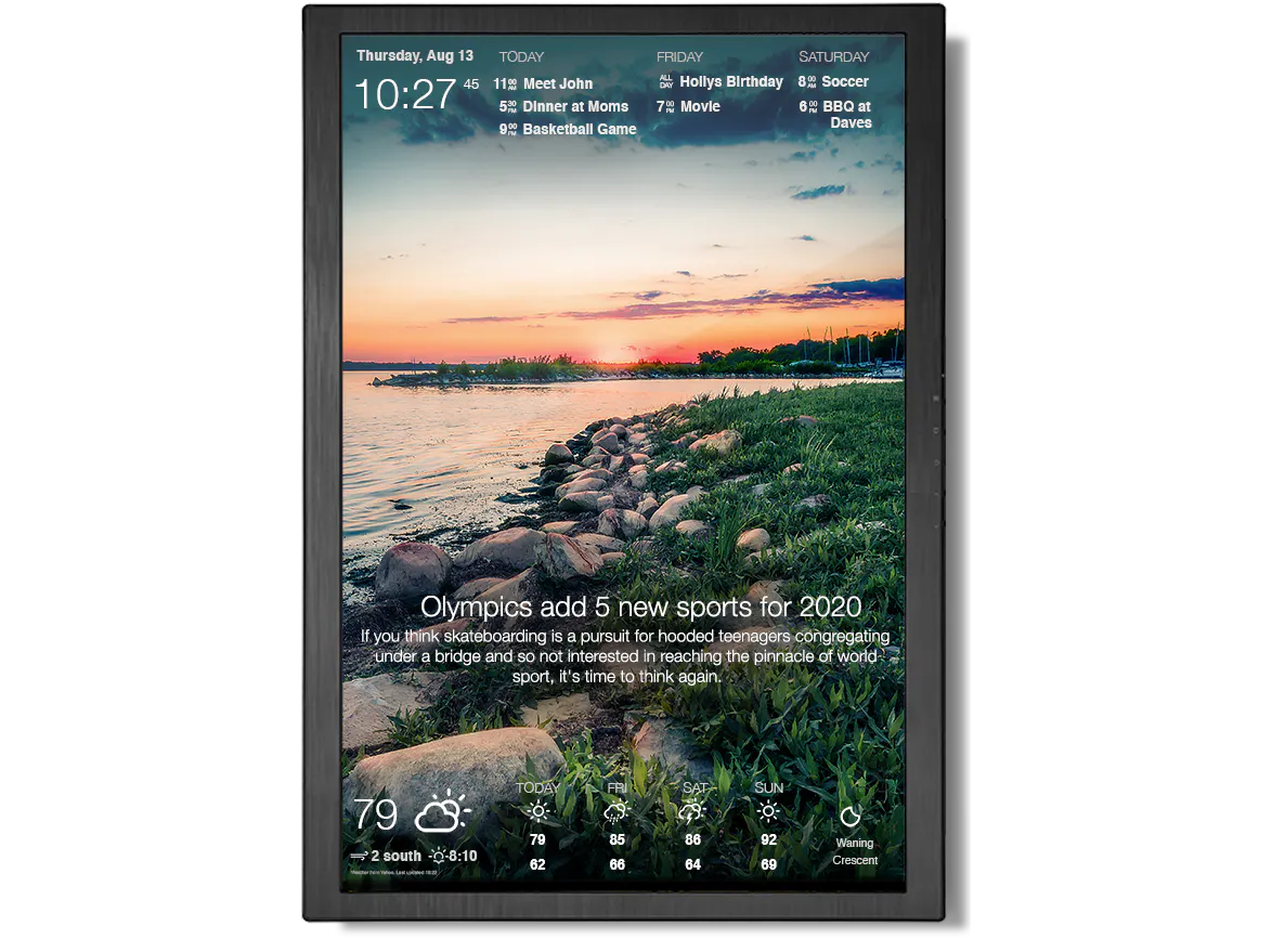 DAKboard Wall Display