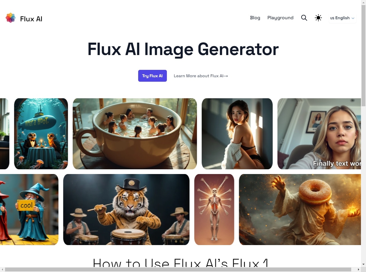 Flux AI: генератор изображений с Flux.1 media 1
