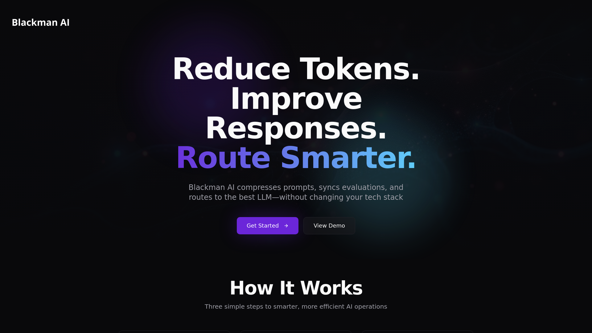 Blackman AI - Main product screenshot demonstrating key features and user interface