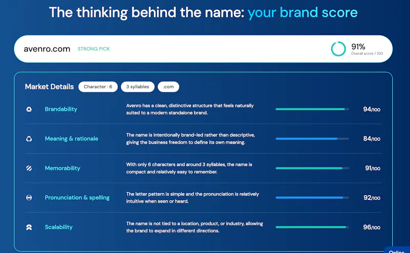 Hynts - AI Powered Domain Name Generator screenshot 5