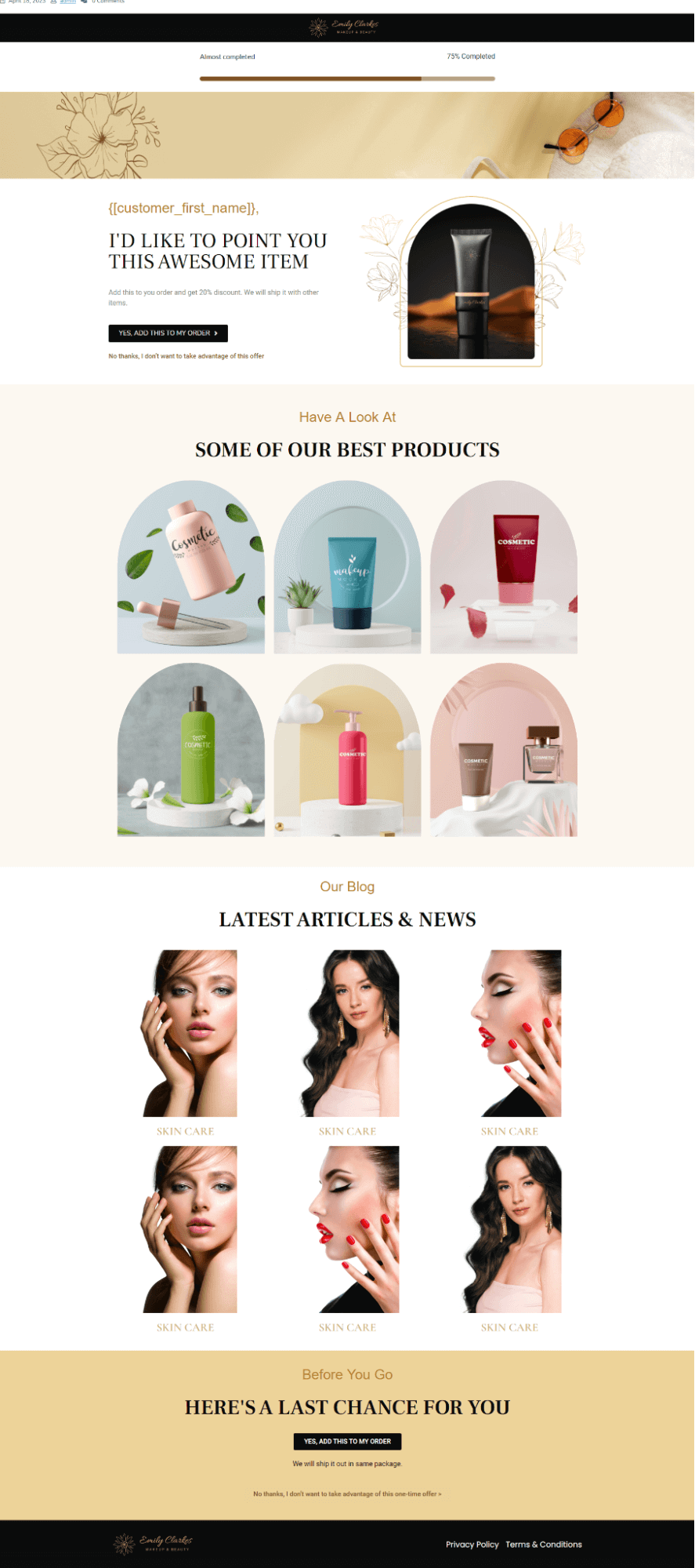 Media Một lần nhấp vào phễu UPSELD cho WooC Commerce - Tăng lên với sự thành thạo Upsell để tối đa hóa doanh số bán hàng 8