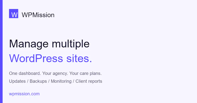 WPMission screenshot 1