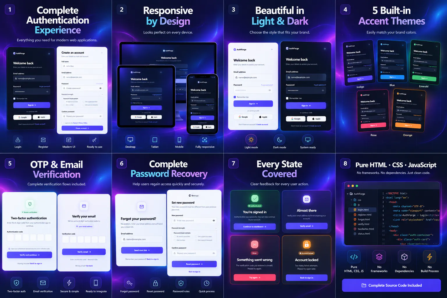 AuthForge Aurora gallery image