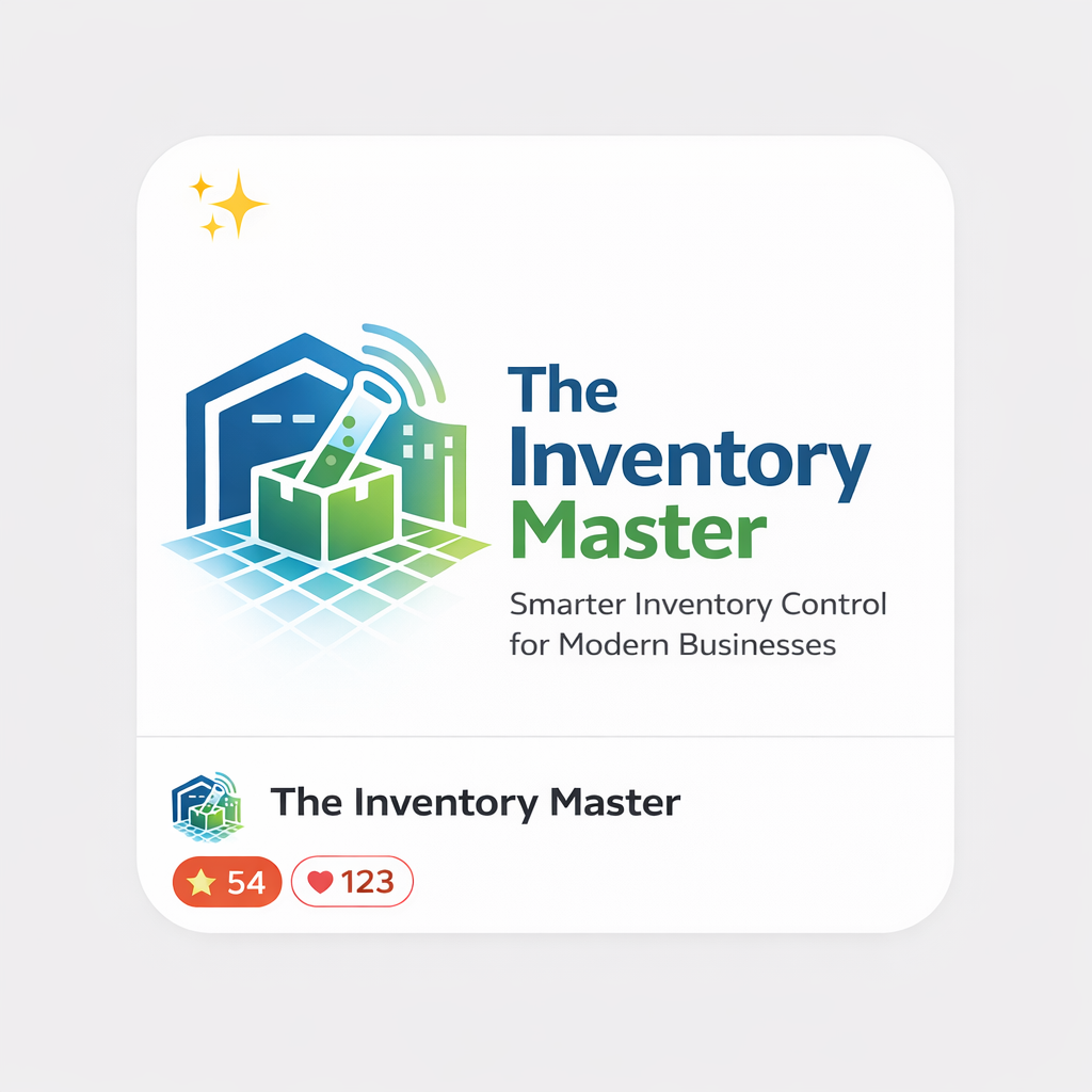 The Inventory Master - Product Hunt launch logo and brand identity