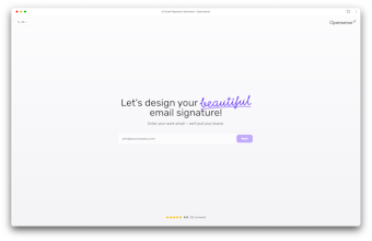 Opensense AI Email Signature Generator gallery image