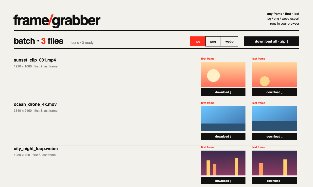 frame/grabber gallery image