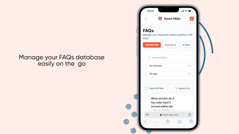 Smart FAQs screenshot 8