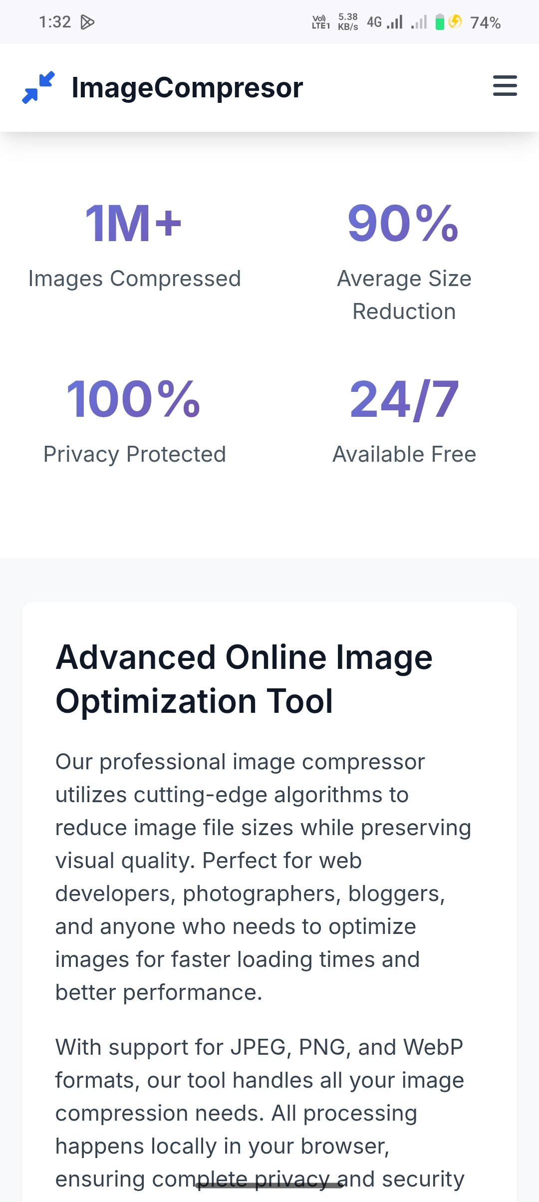 Free Image Compressor gallery image