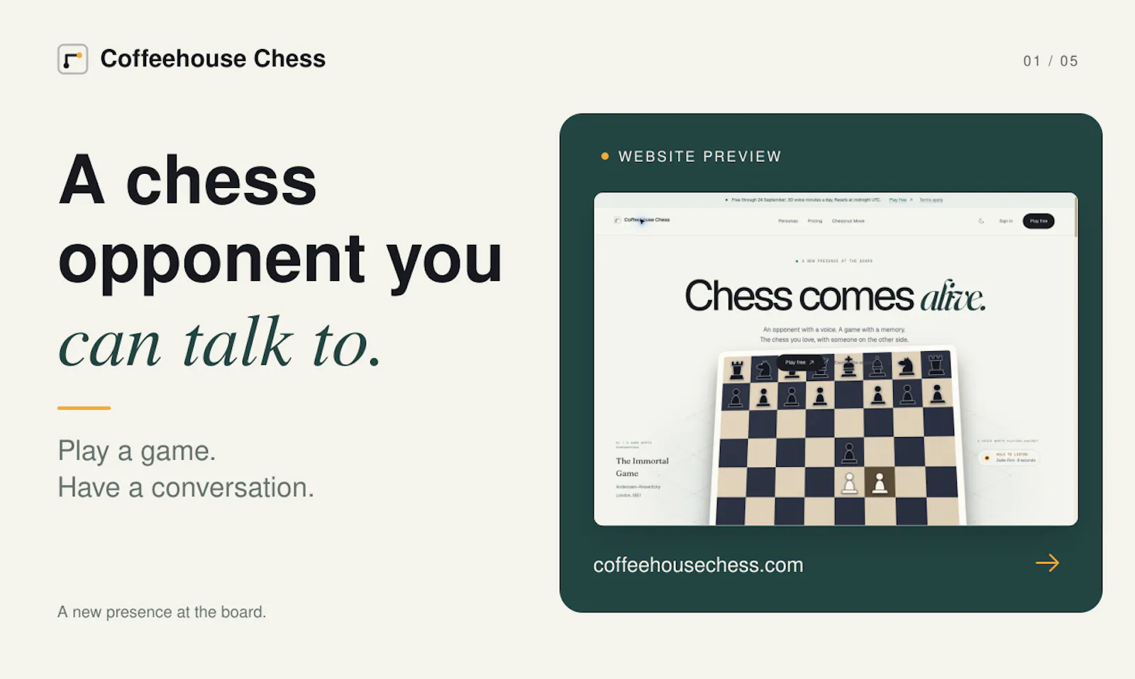 Coffeehouse Chess screenshot 3