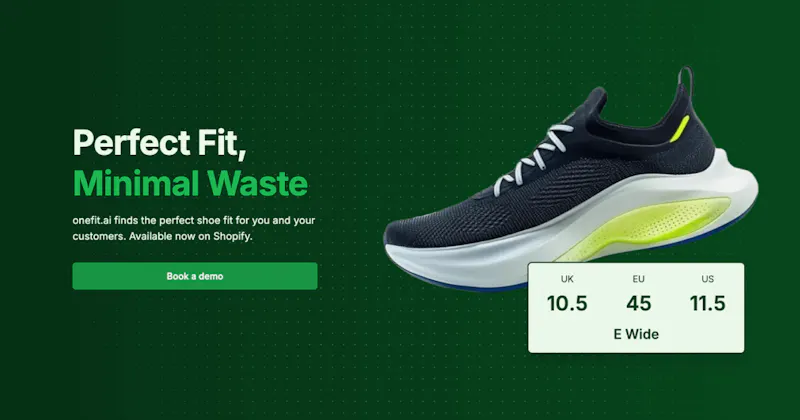onefit.ai – AI shoe sizing for Shopify screenshot 2