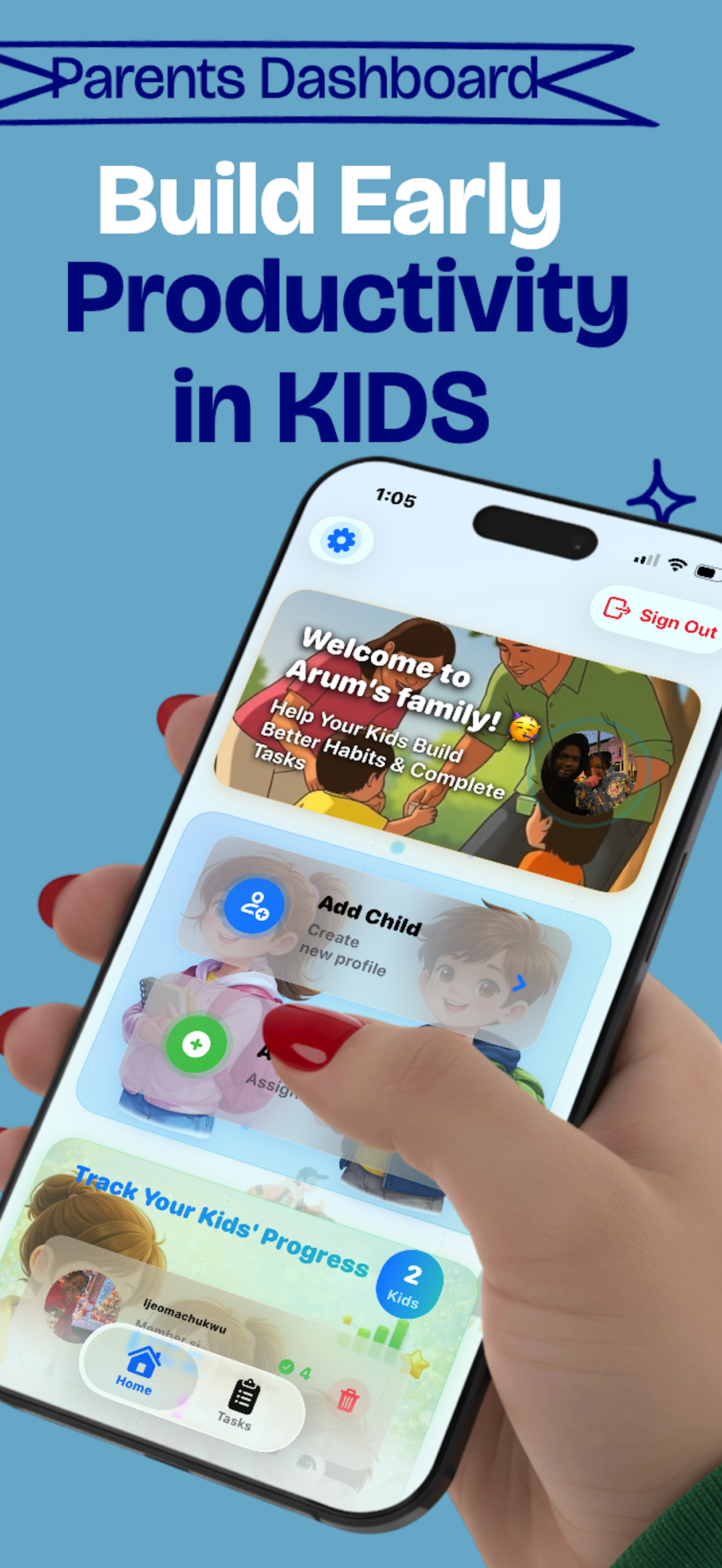 KidFocus : Family tasks Manager - Screenshot 4 showing product features and functionality