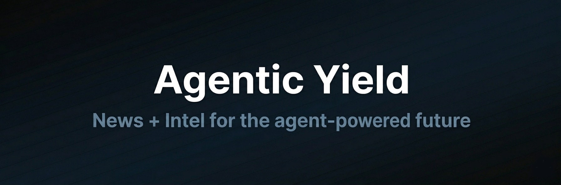 Agentic Yield gallery image