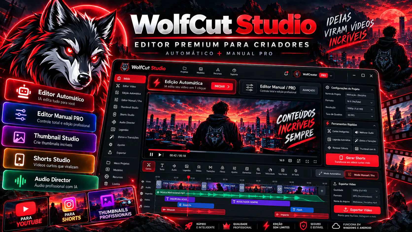 WolfCut Studio – Premium Video Editor. gallery image