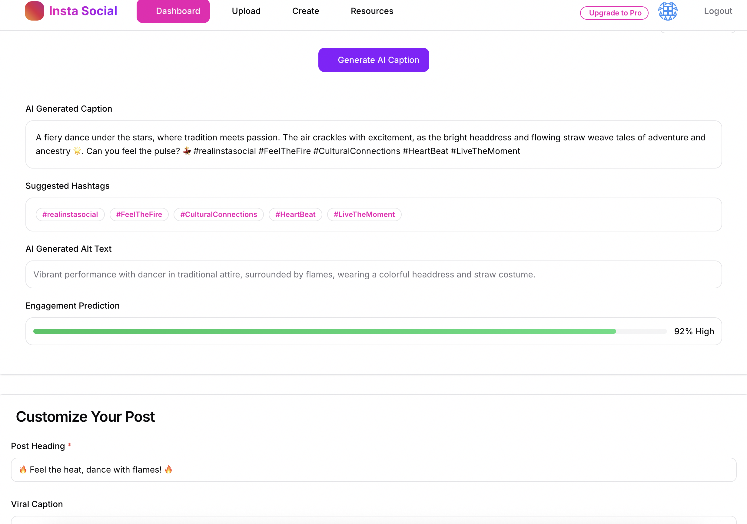 Instasocial- regional social stories gallery image