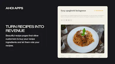 Ahoi Apps ‑ Easy Recipe Pages gallery image