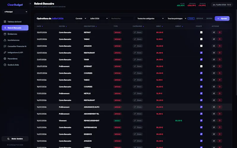 ClearBudget screenshot 2