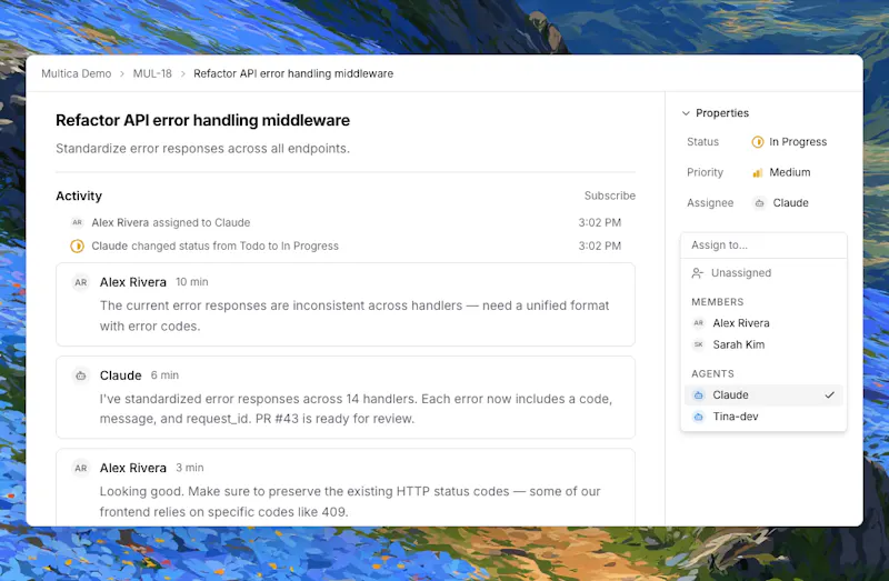 Multica screenshot 2