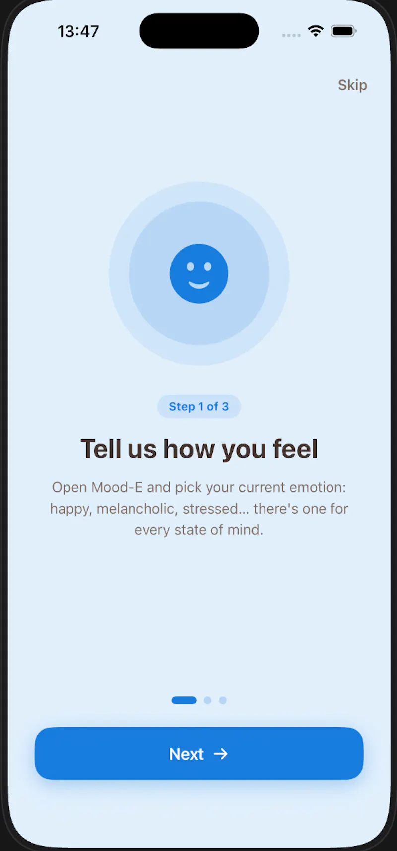 Mood-E screenshot 2