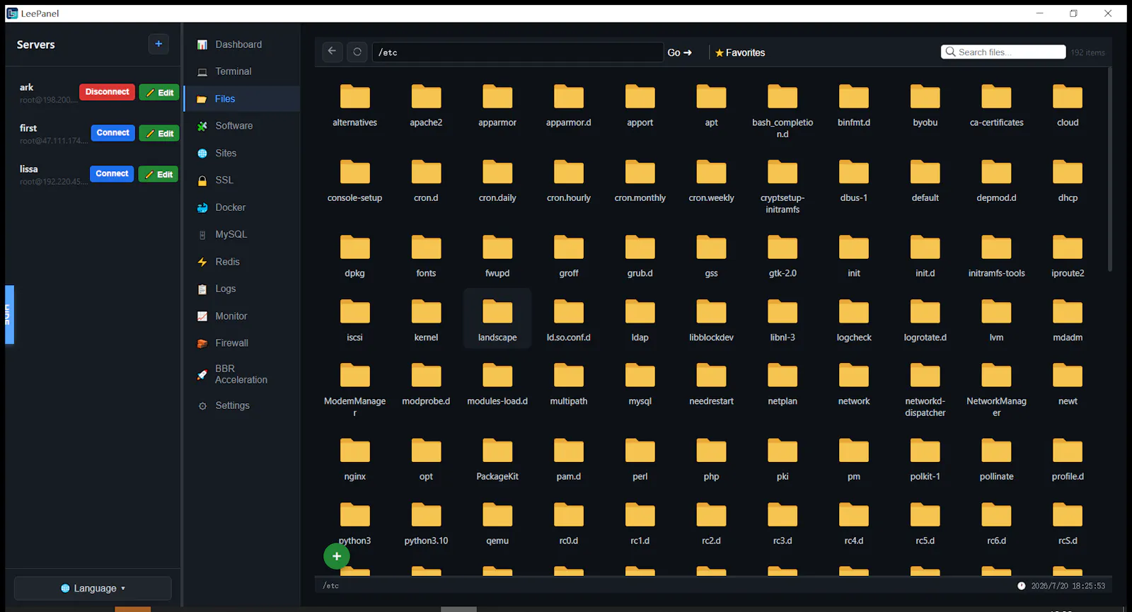LeePanel screenshot 2