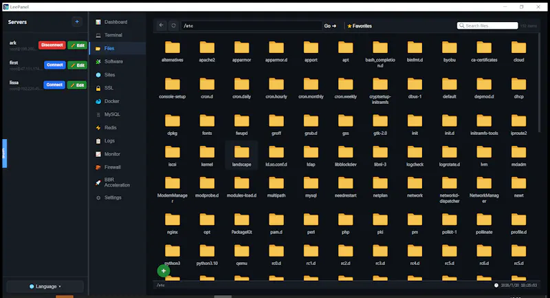 LeePanel screenshot 2