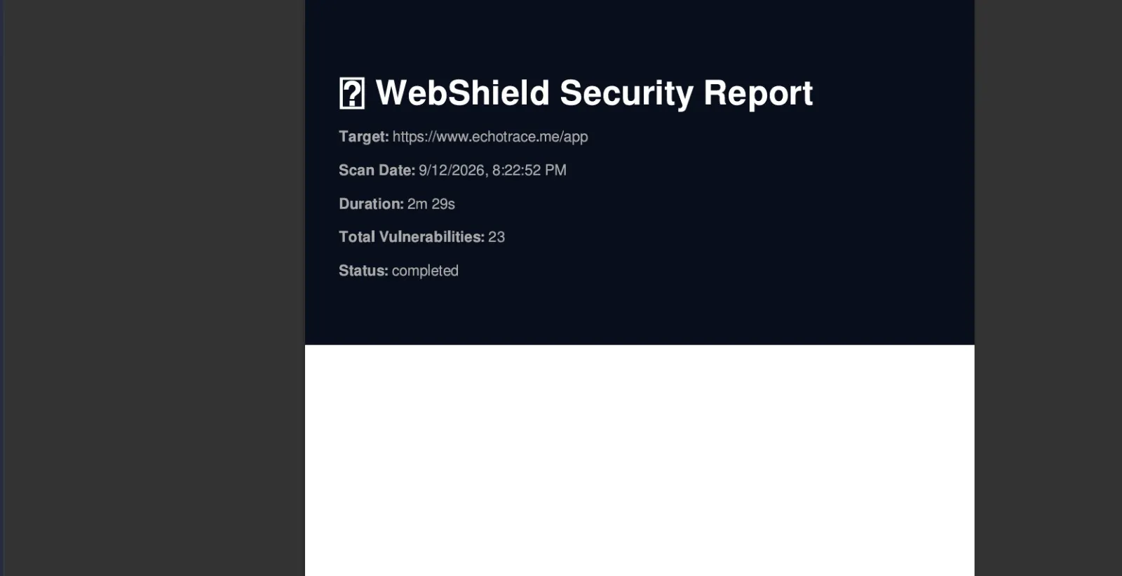 WebShield gallery image