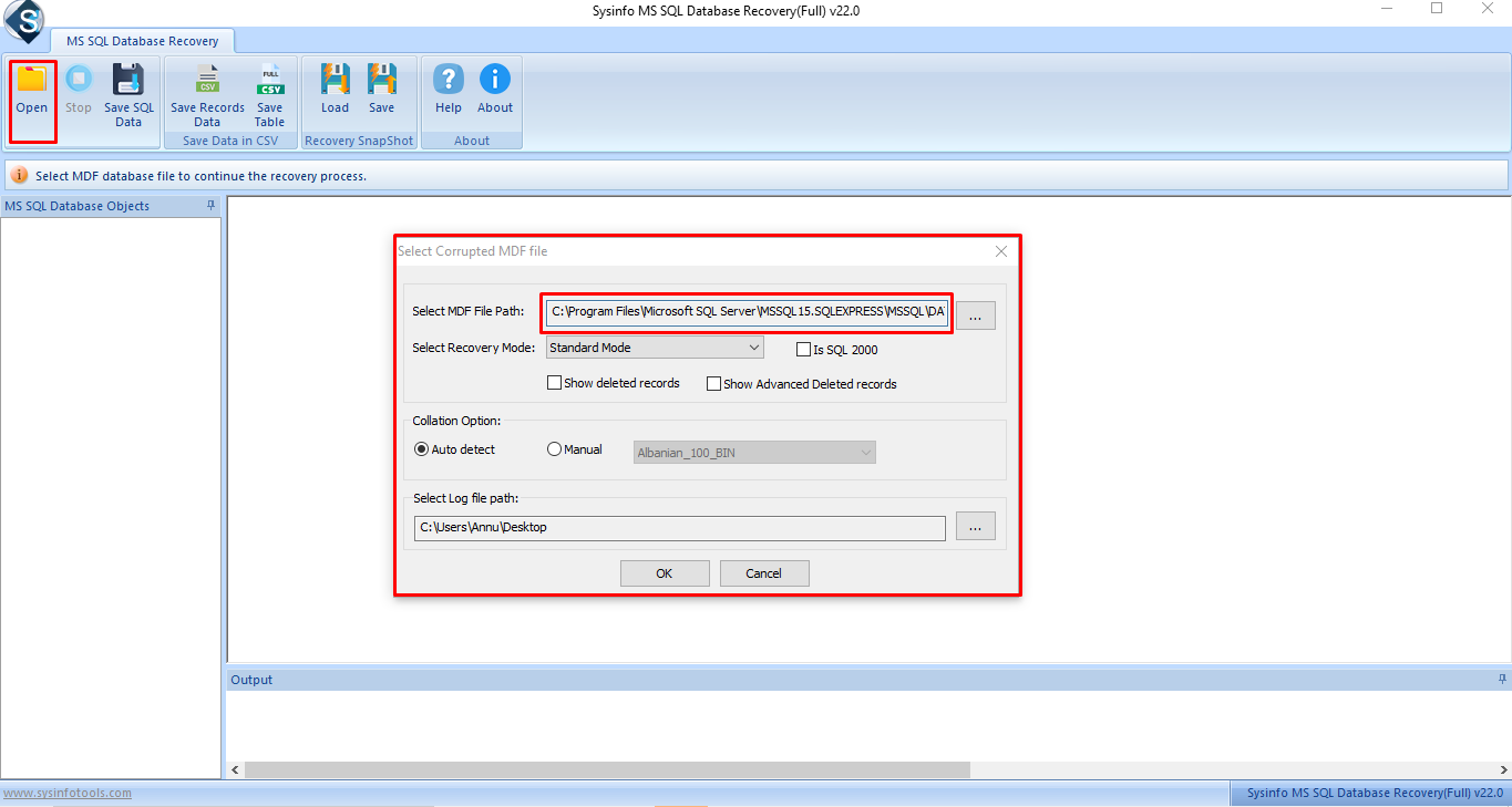 Media Alat Pembaikan Pangkalan Data SQL Server 2
