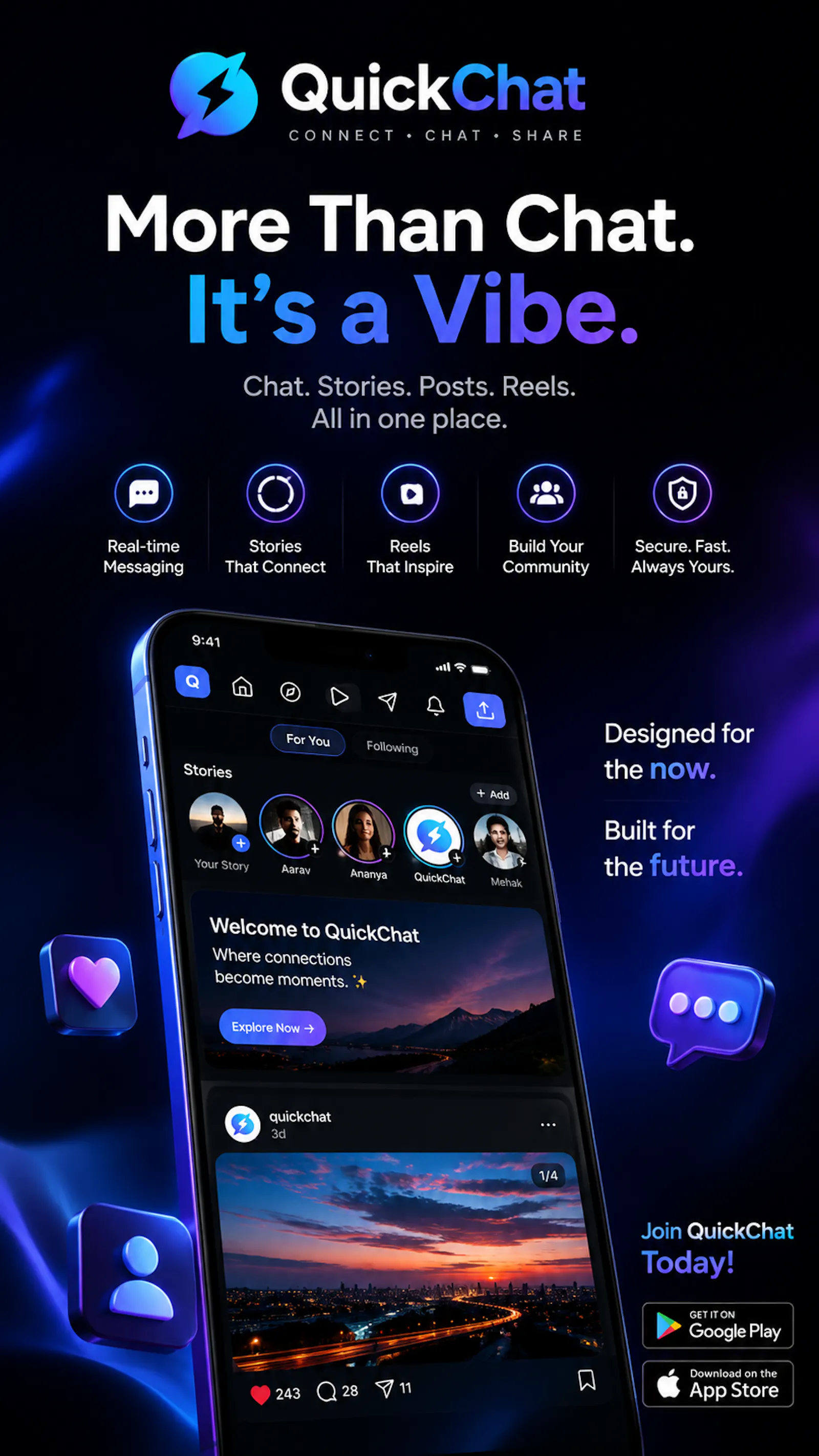 QuickChat — Chat, Share & Discover screenshot 5