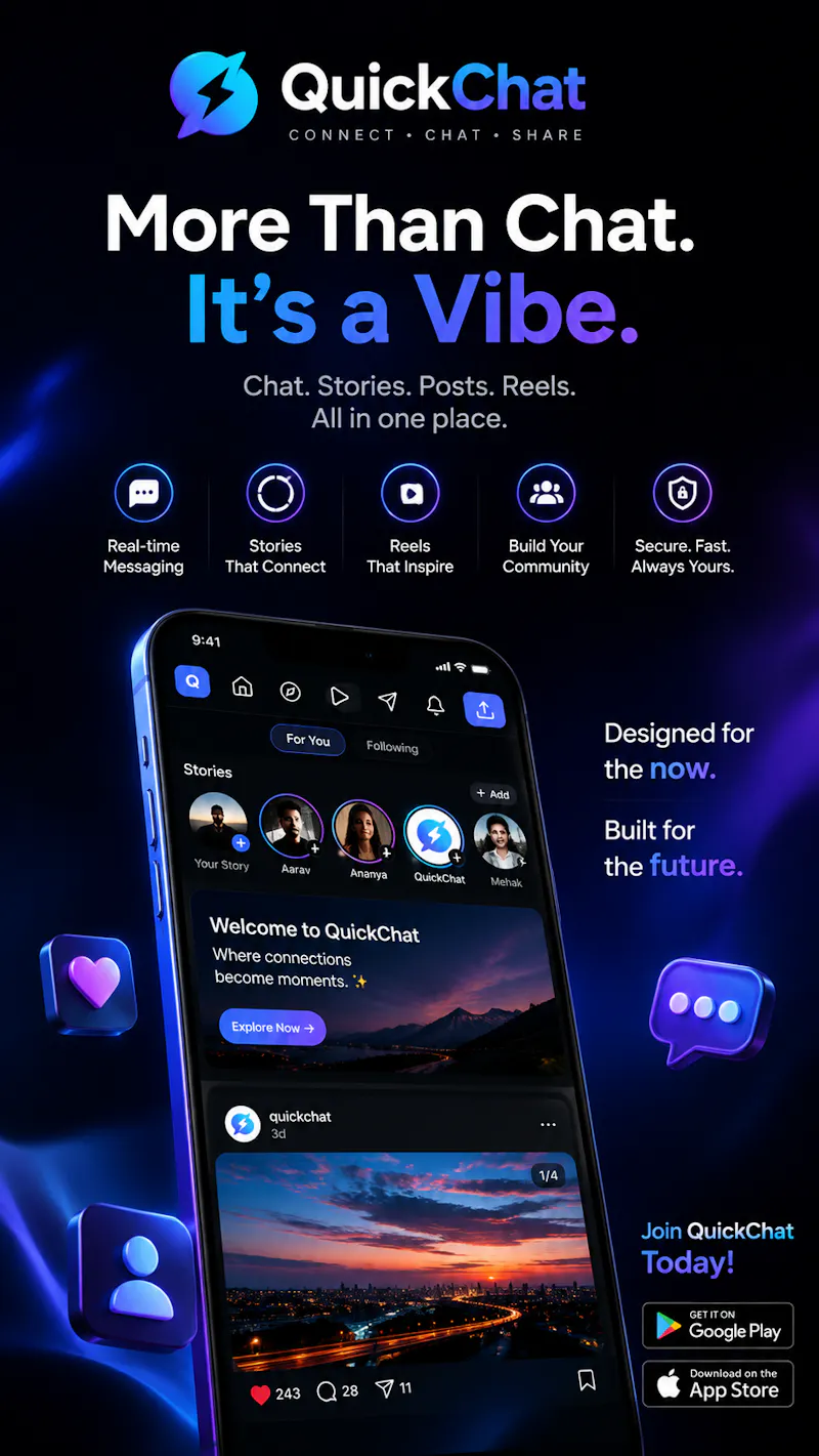 QuickChat — Chat, Share & Discover screenshot 5